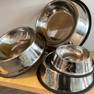 Comedouro Bebedouro Inox PATINHA Antiderrapante Para Pet